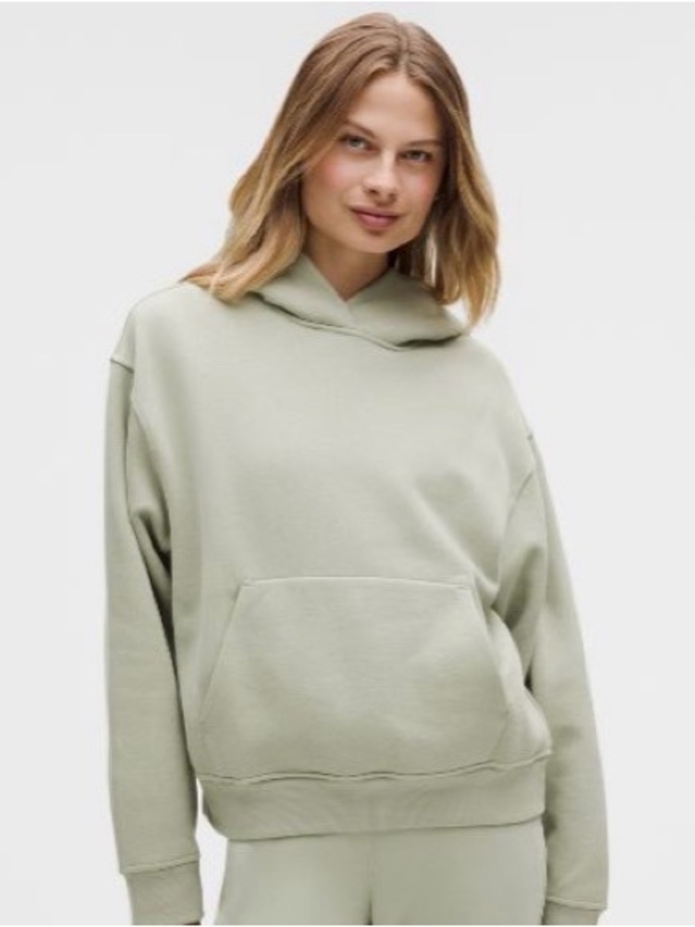 lululemon athletica Sage Green Hoodie Sweatshirt